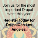 Don't miss DrupalCon Los Angeles