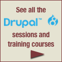 See all of the Drupal 8 sessions and training courses